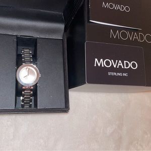 Authentic Movado Bold Ceramic stainless steel watch